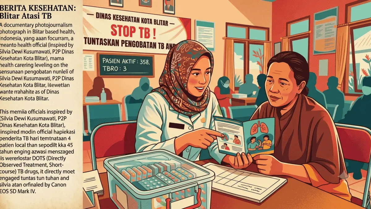 358 Pasien Tuberkulosis Aktif di Kota Blitar Terus Jalani Pengobatan, Tiga Kasus TB Resistan Obat Ditemukan
