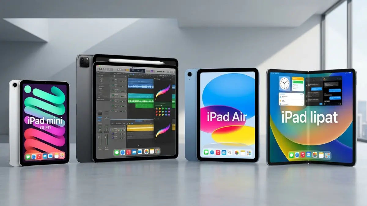 Apple Siapkan Pembaruan iPad: Fokus pada iPad Mini OLED dan Inovasi Perangkat Lipat