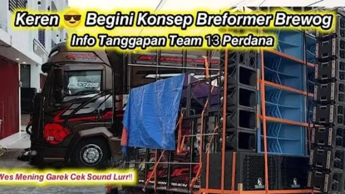 Brewok Audio Persiapkan Tim 13 dan Tim 4 untuk Karnaval dengan Peralatan Terbaru
