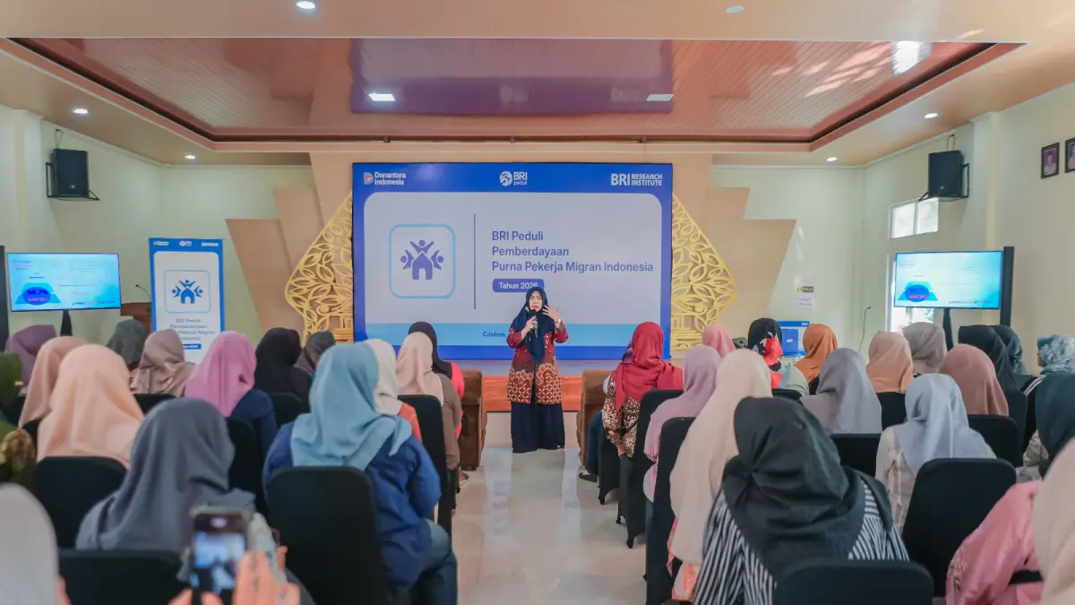 BRI Peduli Laksanakan Pelatihan Kewirausahaan untuk Purna Pekerja Migran di Cirebon