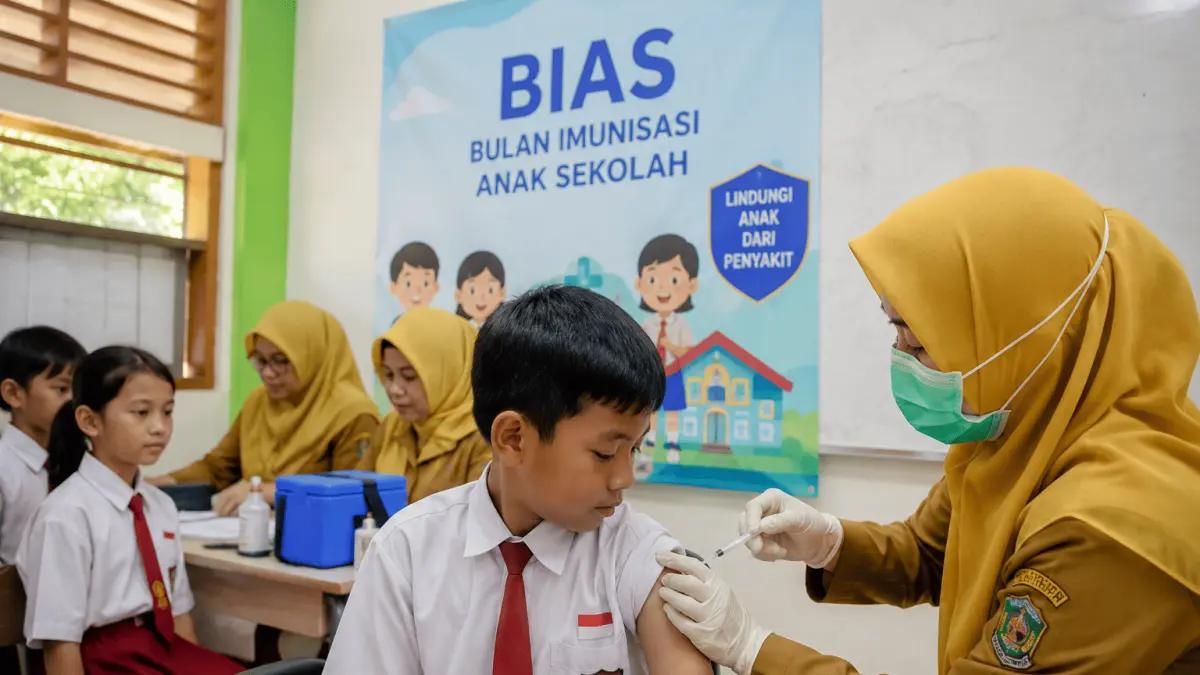Bulan Imunisasi Anak Sekolah 2026 Segera Dimulai: Lebih dari 6.000 Siswa SD di Kota Blitar Dapat Perlindungan Kesehatan