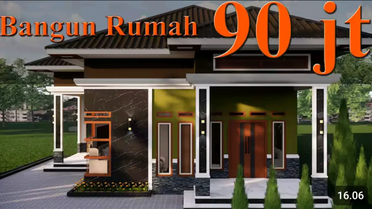 Desain Rumah Minimalis 10x12 Meter di Blitar: Tiga Kamar dan Garasi Hanya dengan Rp350 Juta