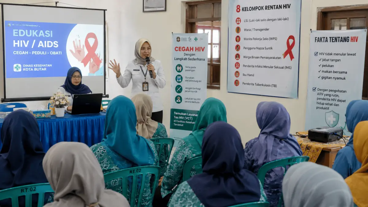Dinkes Kota Blitar Mapped Eight HIV Vulnerable Groups, Engages Posyandu Cadres for Local Education