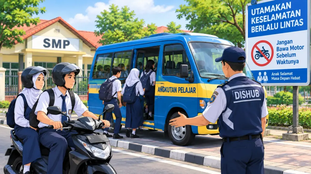 Dishub Blitar Berupaya Tingkatkan Keselamatan Pelajar dengan Angkutan Sekolah