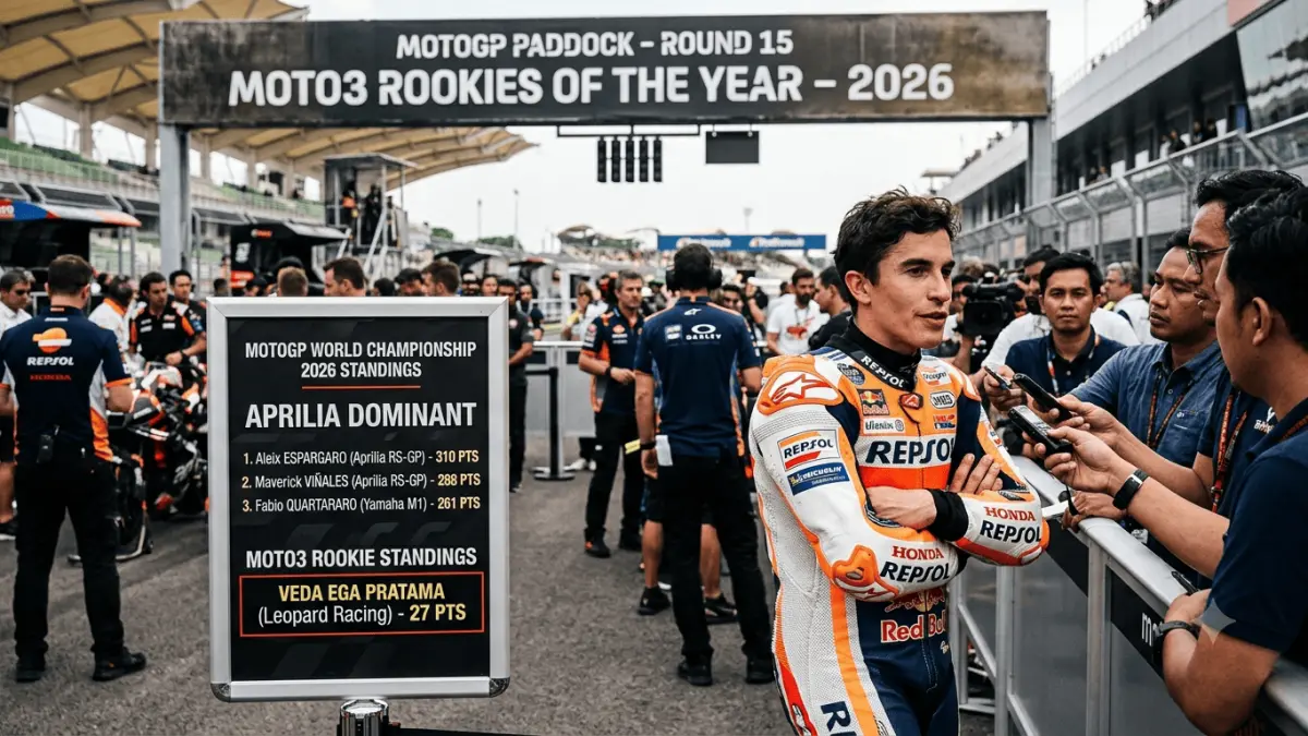 Dominasi Aprilia di MotoGP 2026 Tak Mengejutkan Marquez
