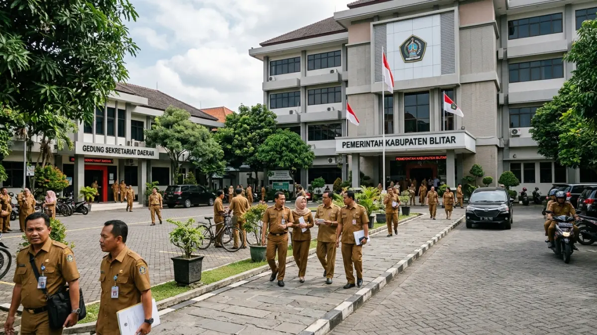 Dua Posisi Strategis Pemkab Blitar Masih Kosong Pasca Mutasi 120 ASN