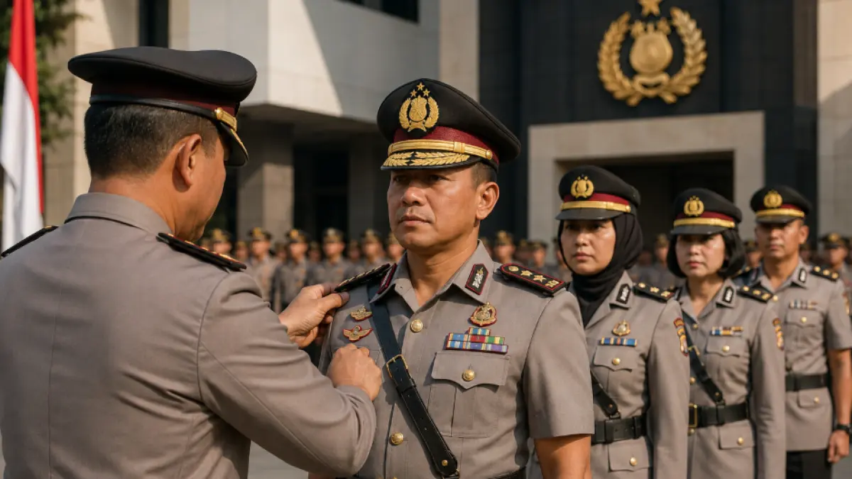 Empat Jenderal Bintang Tiga Polri Resmi Naik Pangkat: Momen Bersejarah untuk Keamanan Nasional