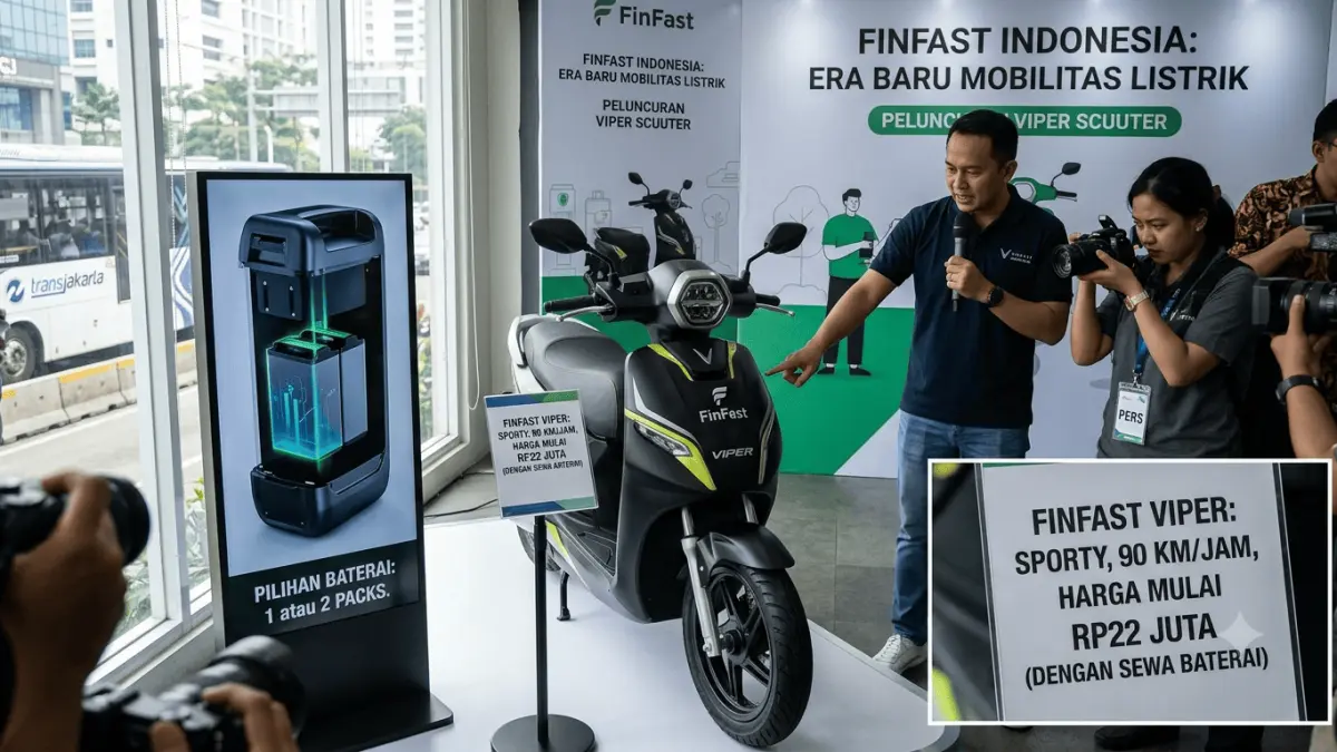 FinFast Viper Resmi Meluncur di Indonesia, Motor Listrik Sporty yang Tawarkan Performa Mengagumkan