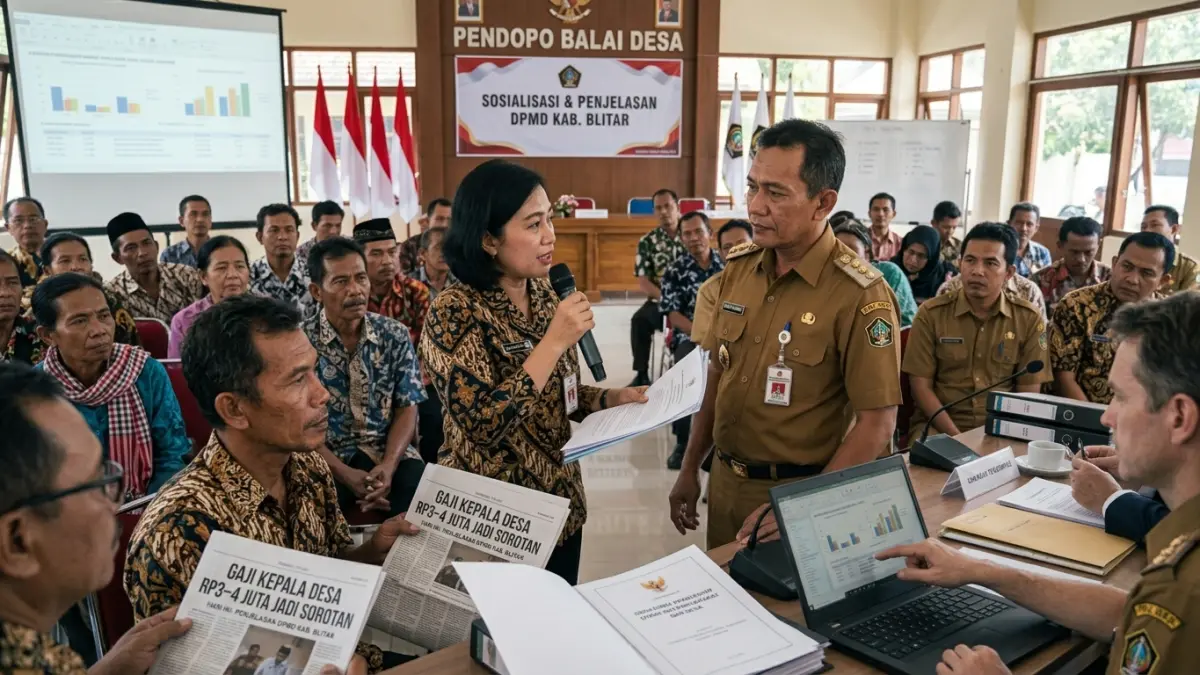 Gaji Kepala Desa di Blitar Mencapai Rp 4 Juta: Penjelasan DPMD tentang Siltap dan Tunjangan