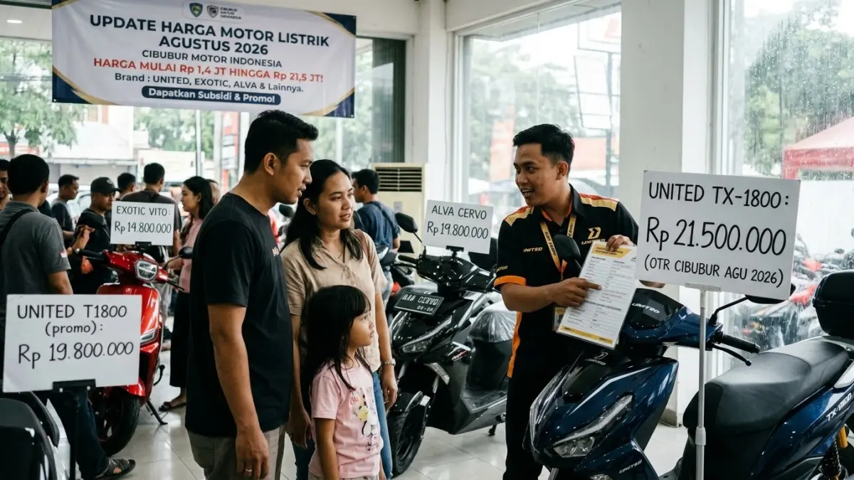 Harga Motor Listrik di Cibubur: Pilihan Terjangkau dan Berkualitas untuk Masyarakat Blitar