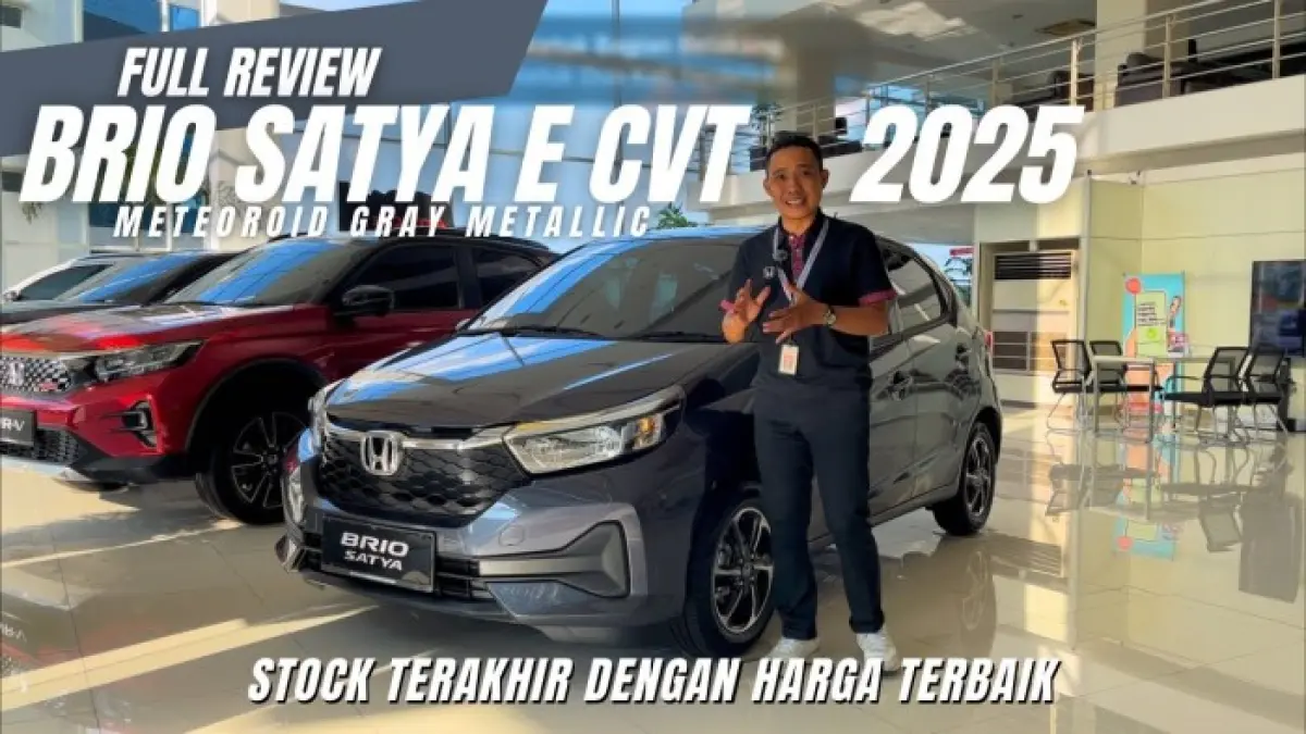 Honda Brio Satya 2025 Resmi Meluncur dengan Harga Rp202,5 Juta: Inilah Fitur Unggulan untuk Masyarakat Blitar