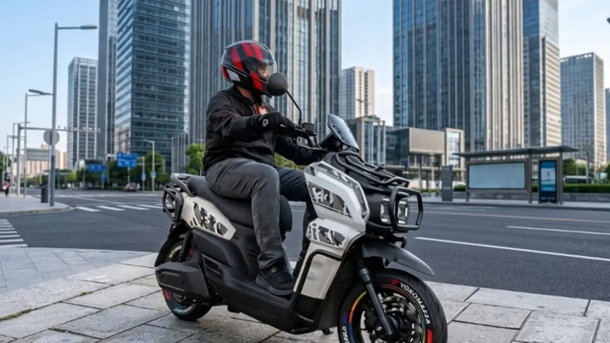 Indomobil E-Motor Tirano: Motor Listrik Petualang dengan Desain Futuristik untuk Masyarakat Blitar