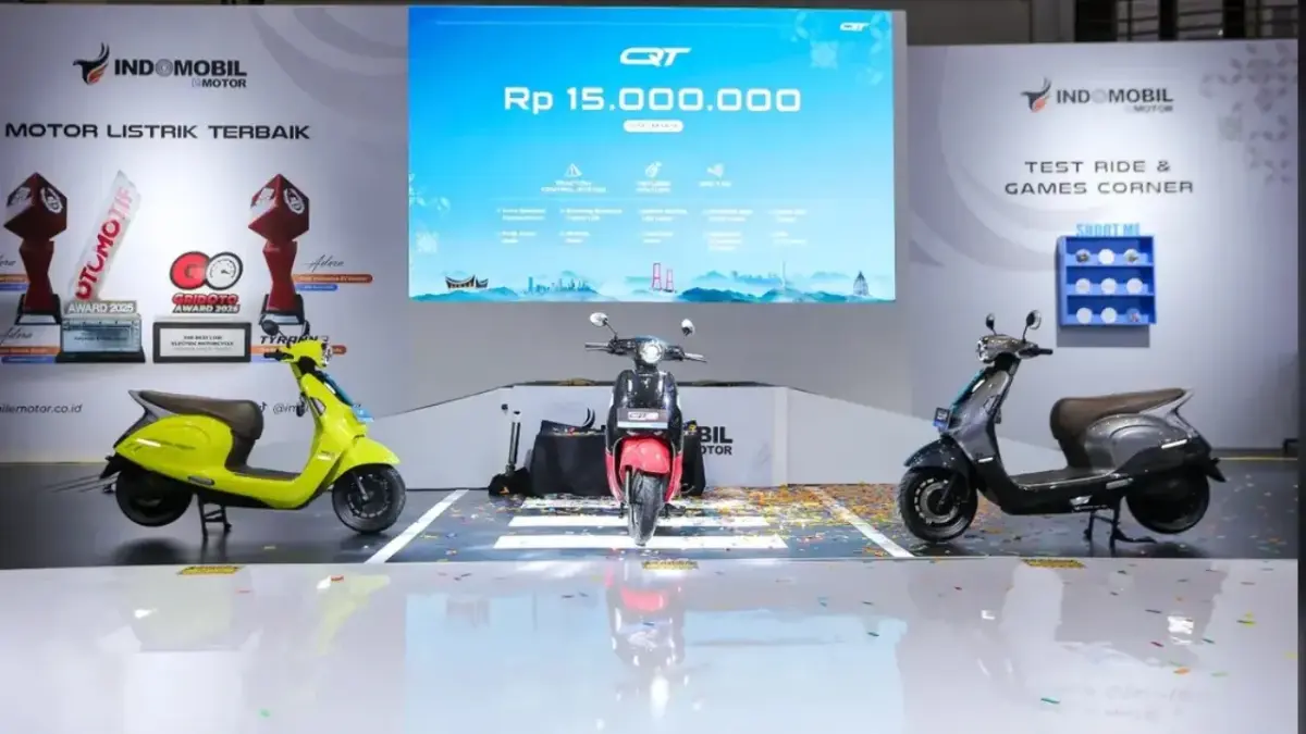 Indomobil eMotor Qutie: Motor Listrik Terjangkau untuk Masyarakat Blitar