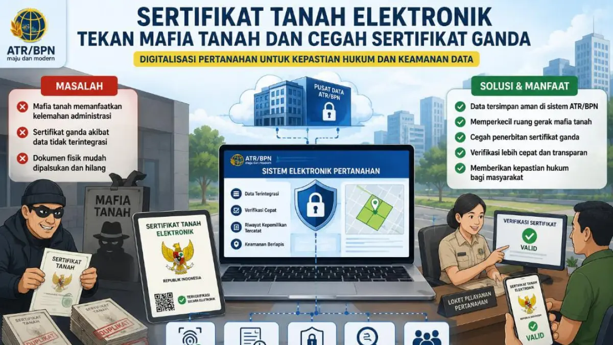 Inovasi Sertifikat Tanah Elektronik: Memperkuat Kepastian Hukum Pertanahan di Blitar