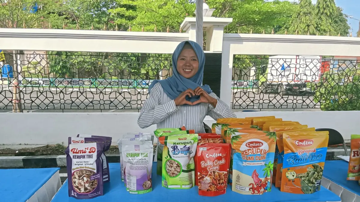 Inspirasi dari Blitar: Mantan PMI Sukses Kembangkan Usaha Olahan Laut Berkat Pelatihan BRI Peduli