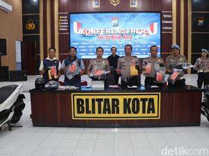 Jaringan Perampok Spesialis Minimarket di Blitar Berhasil Dibekuk oleh Polres
