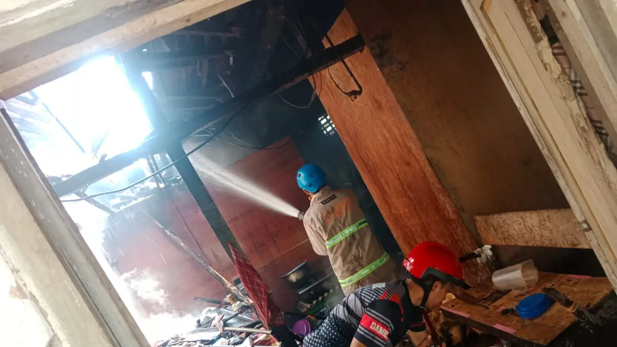 Kebakaran Melanda Rumah Warga Bence, Garum: Harta dan Dokumen Penting Raib Terbakar