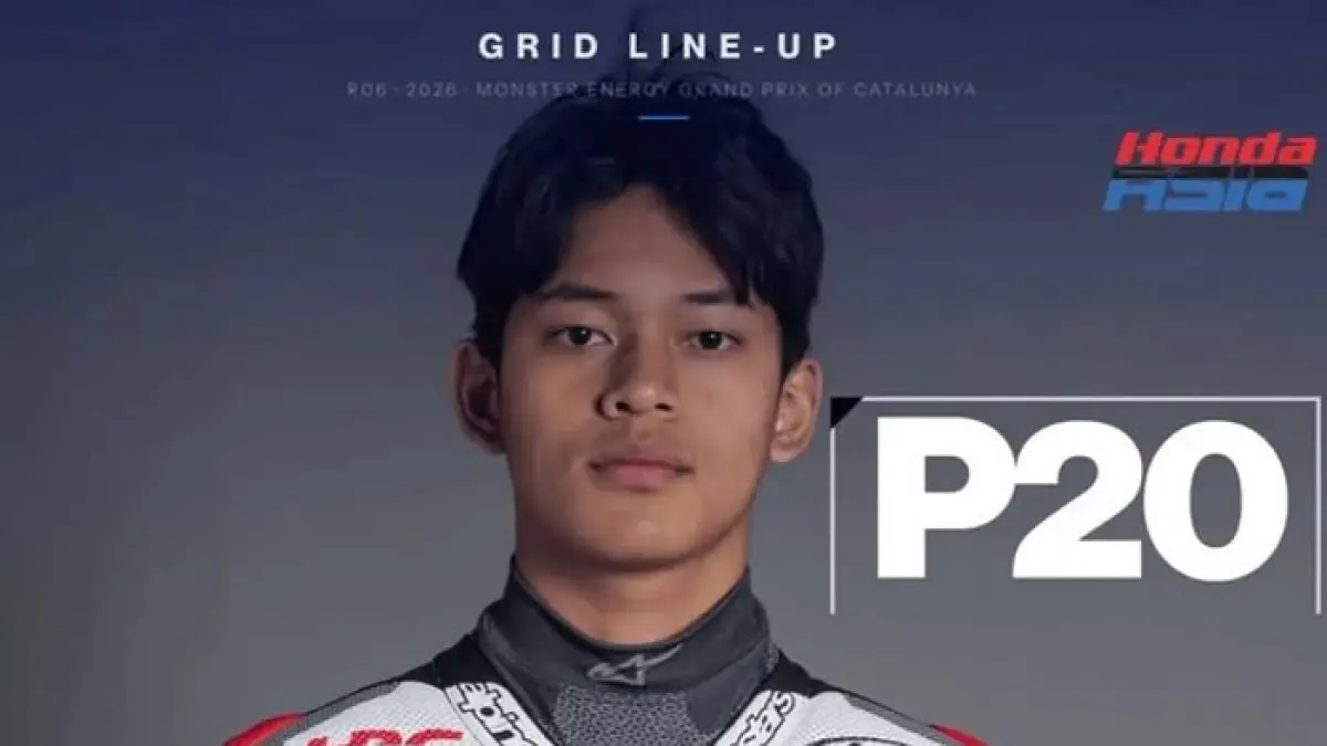 Keberanian Veda Ega Pratma dalam Red Bull Rookies Cup: Taktik 'Ghosting' Mengubah Jalannya Balapan