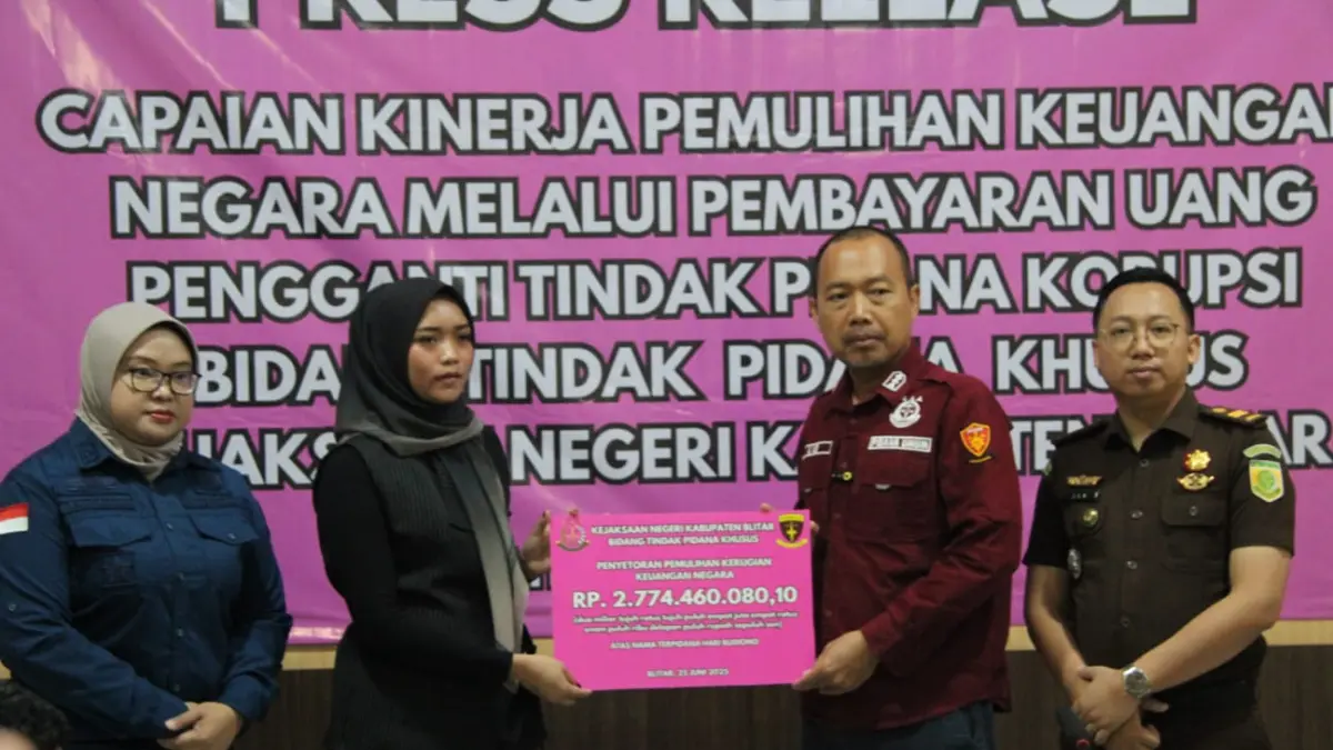 Kejaksaan Negeri Blitar Kejar Pengembalian Kerugian Negara dari Kasus Korupsi Dam Kali Bentak dan APBDes
