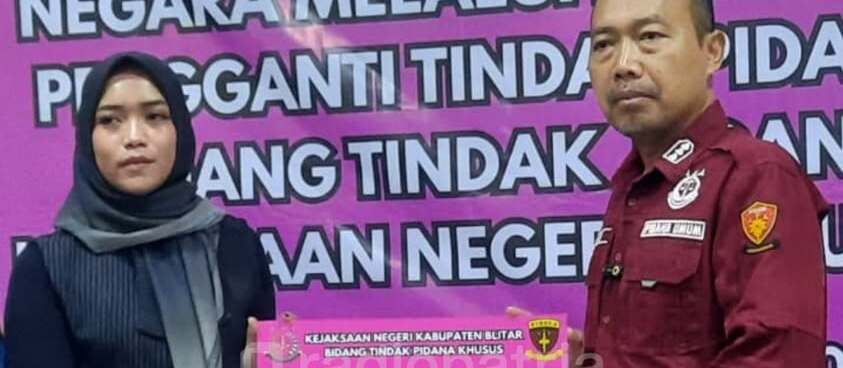 Kejaksaan Negeri Blitar Terima Pengembalian Kerugian Negara dari Kasus Korupsi Pembangunan DAM Kali Bentak