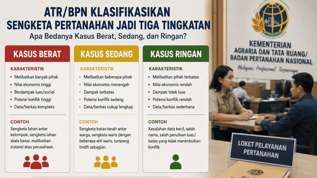 Kementerian ATR/BPN Klasifikasikan Sengketa Pertanahan: Tiga Tingkatan untuk Penyelesaian yang Efektif di Blitar