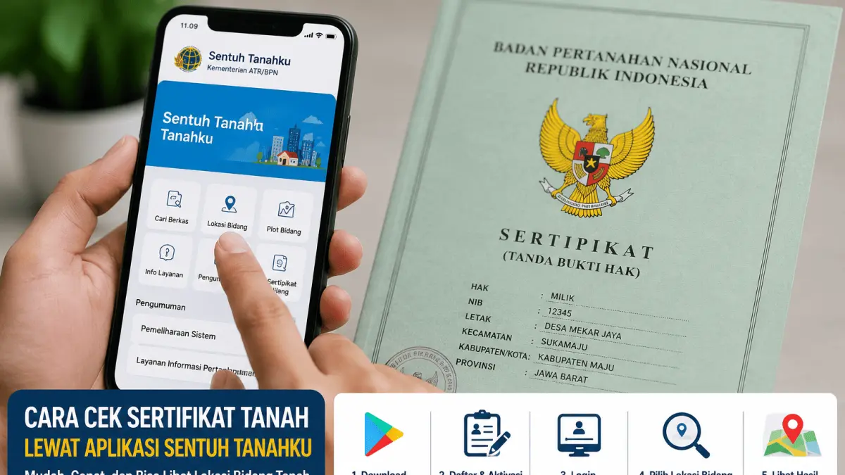 Kemudahan Cek Sertifikat Tanah dengan Aplikasi Sentuh Tanahku untuk Masyarakat Blitar