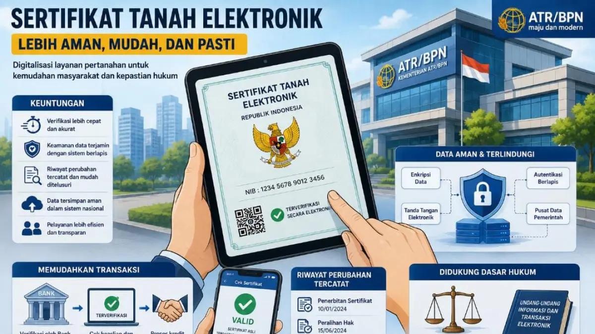 Kemudahan Transaksi Pertanahan di Blitar: Sertifikat Tanah Elektronik Siap Diterapkan