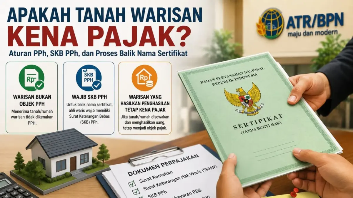 Kepastian Pajak atas Tanah Warisan: Apa yang Perlu Diketahui Ahli Waris di Blitar?