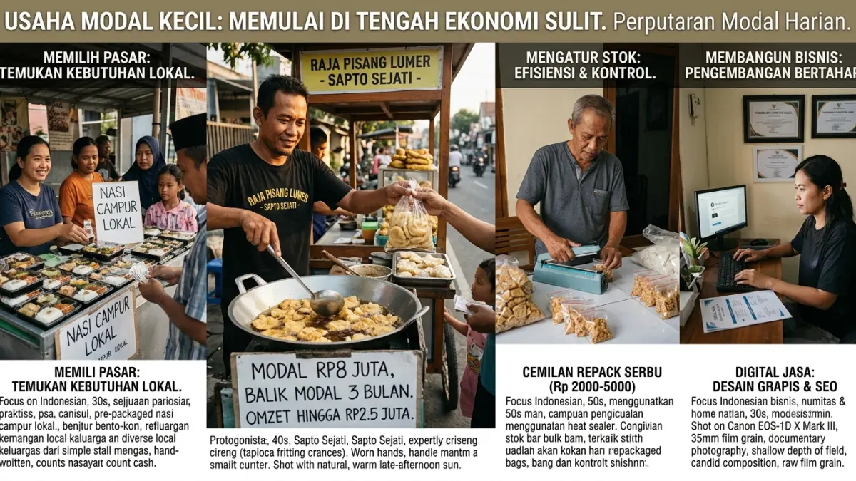 Kisah Sukses Wafa: Usaha Pisang Lumer Balik Modal dengan Inovasi di Cipinang Muara