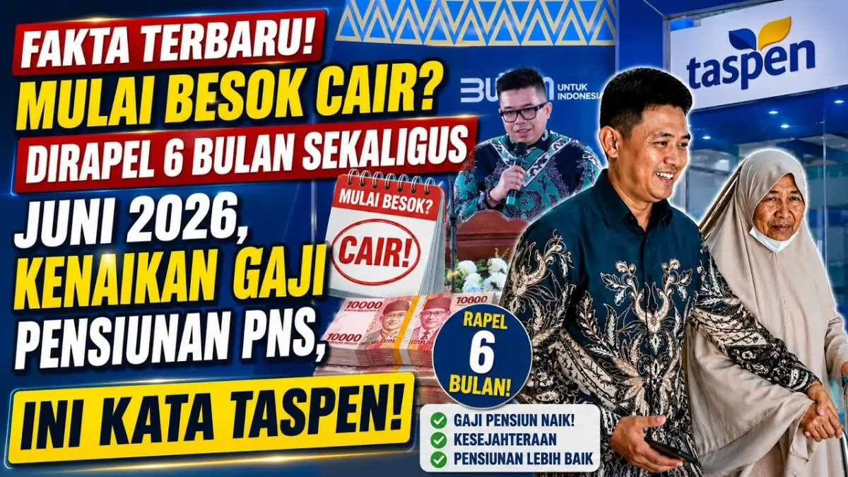 Klarifikasi Taspen Terkait Gaji Pensiunan: Isu Pencairan Rapelan Enam Bulan