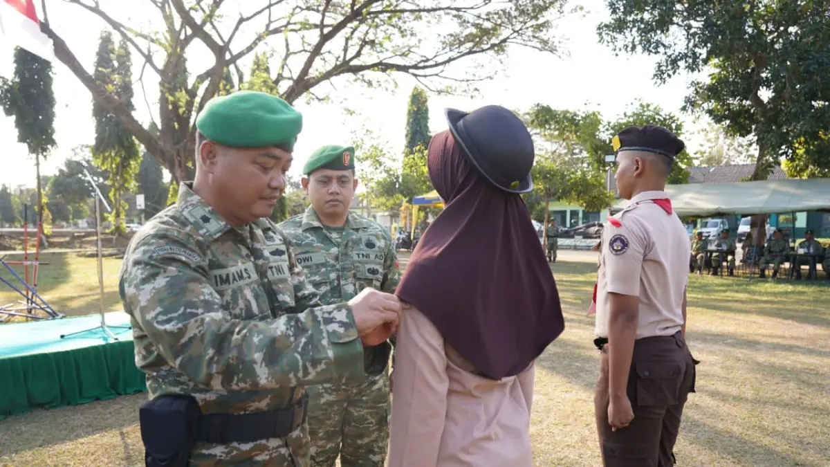 Kodim 0808/Blitar Laksanakan Persami KKRI, Ciptakan Generasi Muda yang Disiplin dan Berkarakter