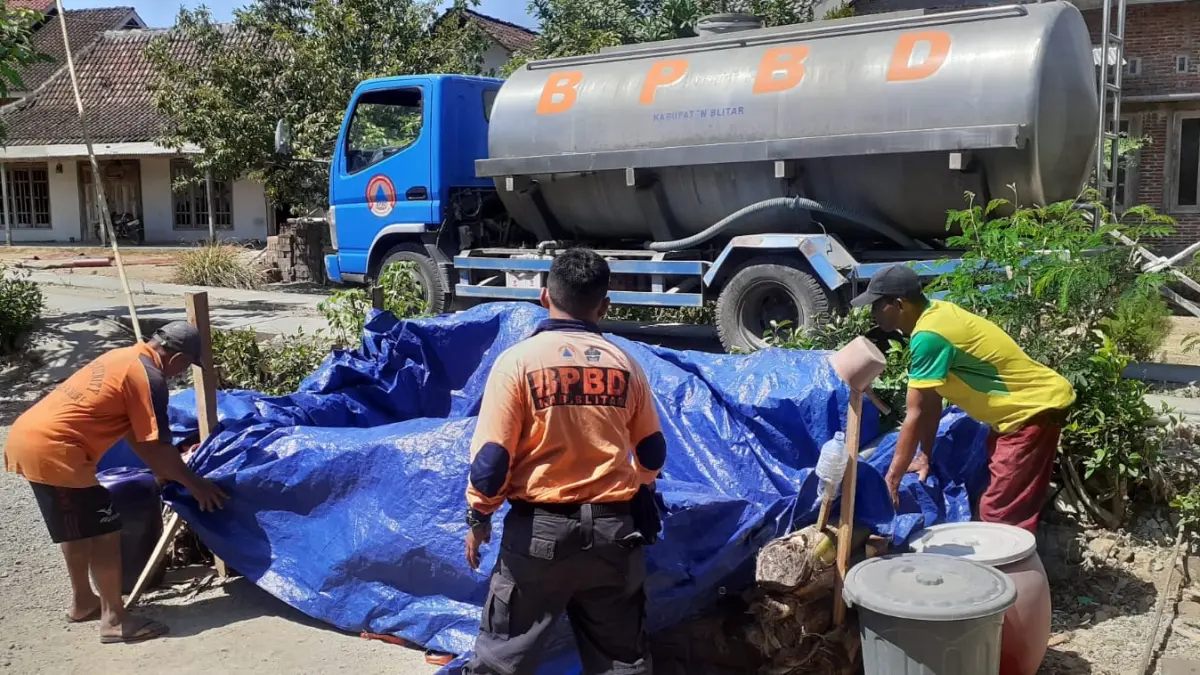 Krisis Air Bersih di Blitar Selatan: BPBD Siapkan Dropping untuk Wates dan Sutojayan