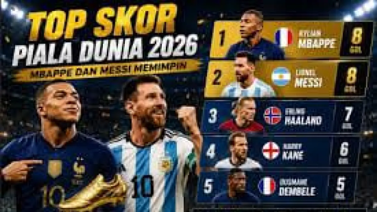 Larangan Piala Dunia 2026: Messi dan Mbappe Berbagi Sorotan dalam Persaingan Top Skor
