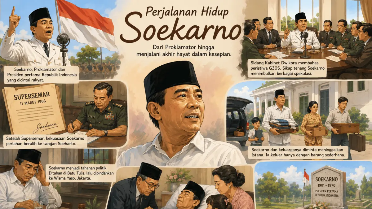 Masa-masa Akhir Soekarno: Kenangan Pilu Sang Proklamator di Blitar