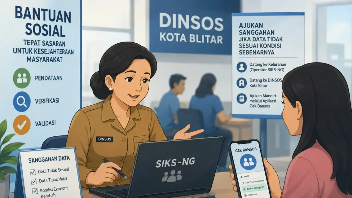 Masyarakat Blitar Dapat Ajukan Sanggahan Terkait Desil Penerima Bansos
