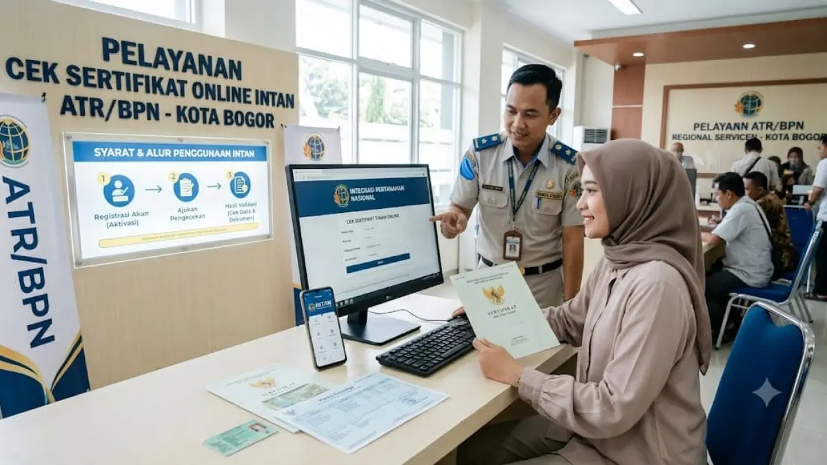 Masyarakat Blitar Kini Bisa Cek Sertifikat Tanah Secara Online Melalui INTAN ATR/BPN