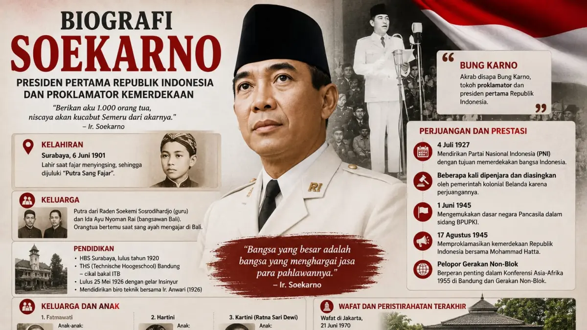 Menelusuri Jejak Soekarno: Dari Surabaya Hingga Keperistirahatan Akhir di Blitar