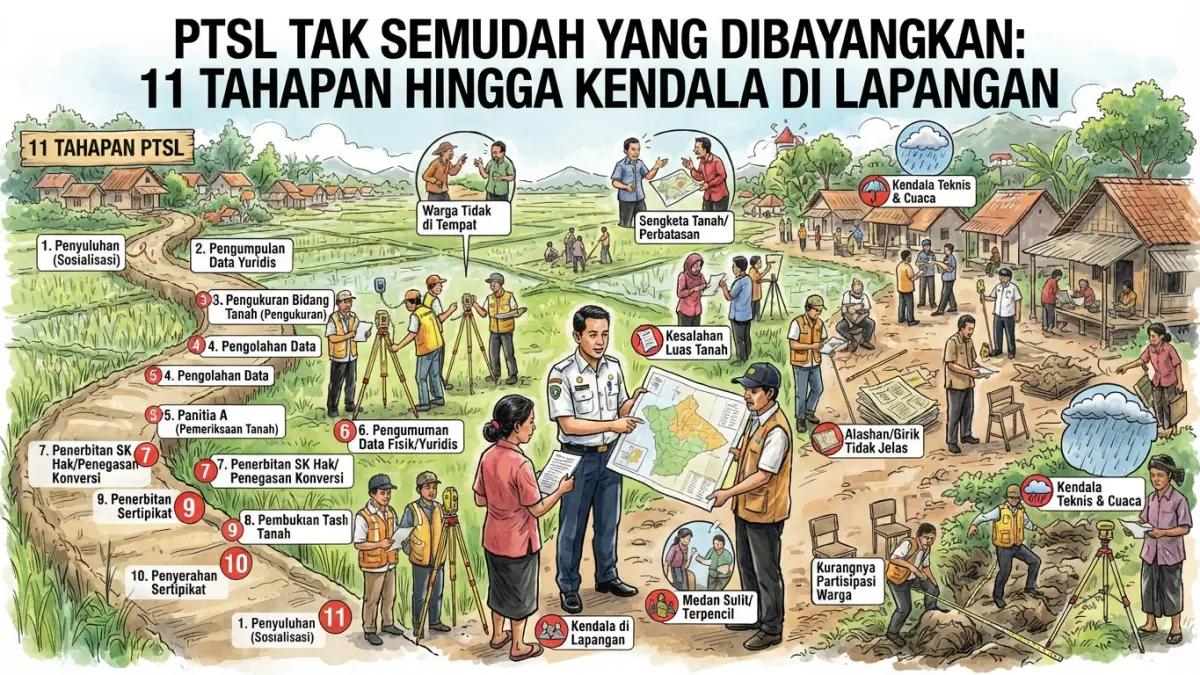 Menggali Proses PTSL: 11 Tahapan Penting serta Tantangan di Lapangan