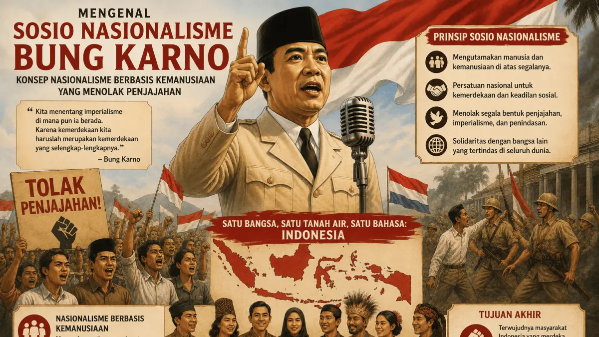 Menggali Sosio Nasionalisme Bung Karno: Fondasi Kemerdekaan dan Kemanusiaan dalam Perjuangan