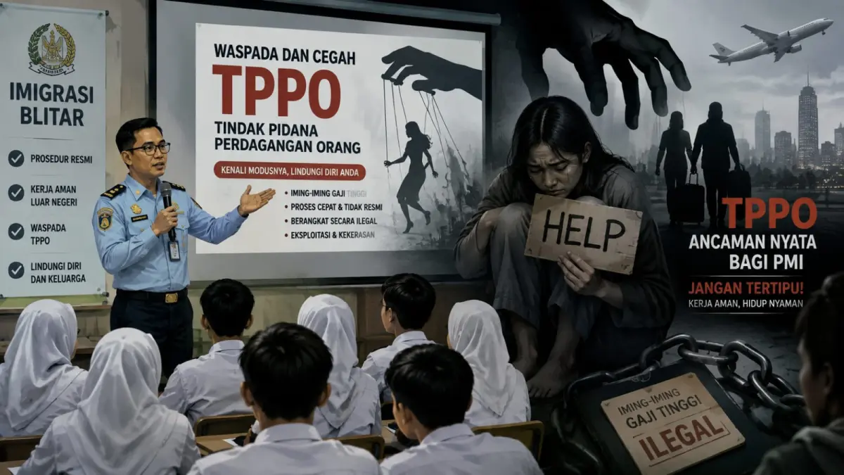 Menghadapi Ancaman TPPO, Imigrasi Blitar Galakkan Edukasi untuk Pelajar