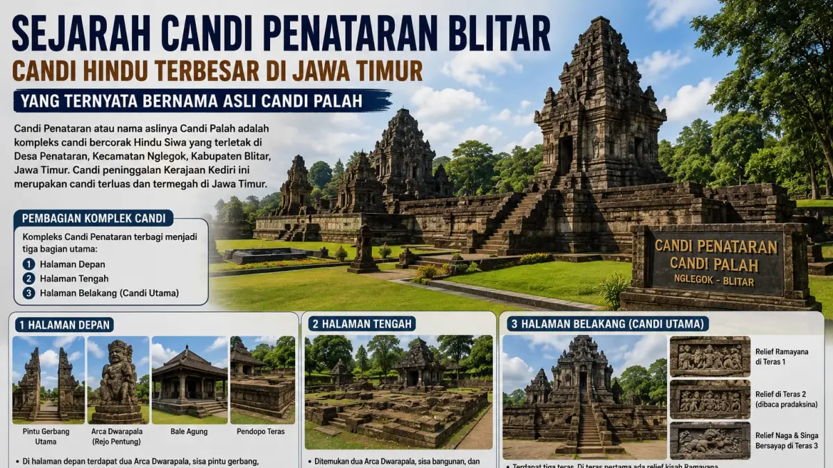 Mengungkap Sejarah Candi Penataran: Saksi Kejayaan Hindu di Blitar