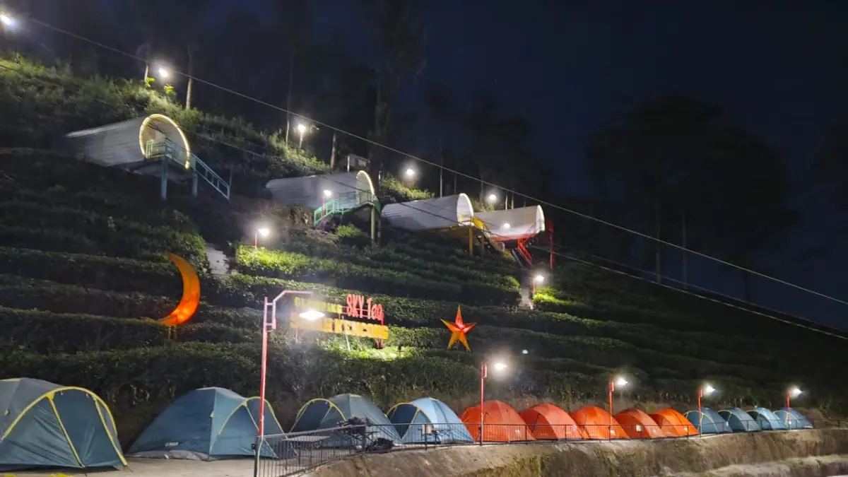 Menikmati Glamping Sky Tea di Sirah Kencong Blitar: Liburan Santai di Tengah Kebun Teh