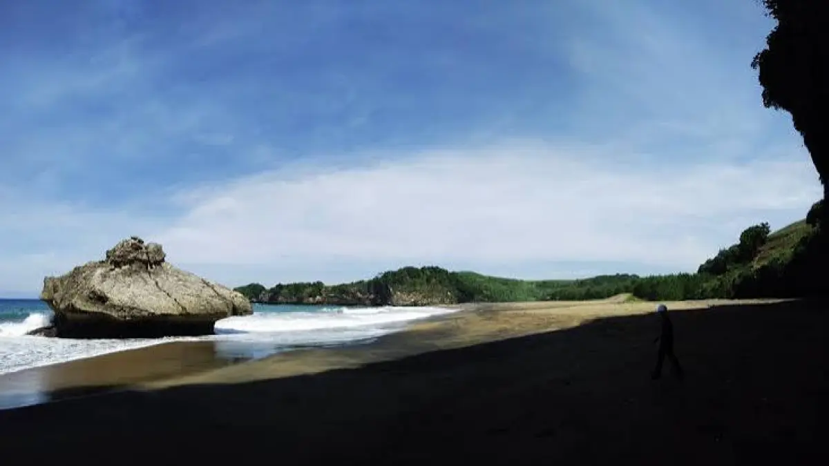 Menjelajahi Pesona Tersembunyi Pantai Jebring Blitar: Pantai Pasir Hitam yang Menawan
