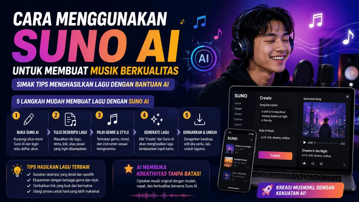 Menjelajahi Suno AI: Inovasi Musik Digital untuk Kreator di Blitar
