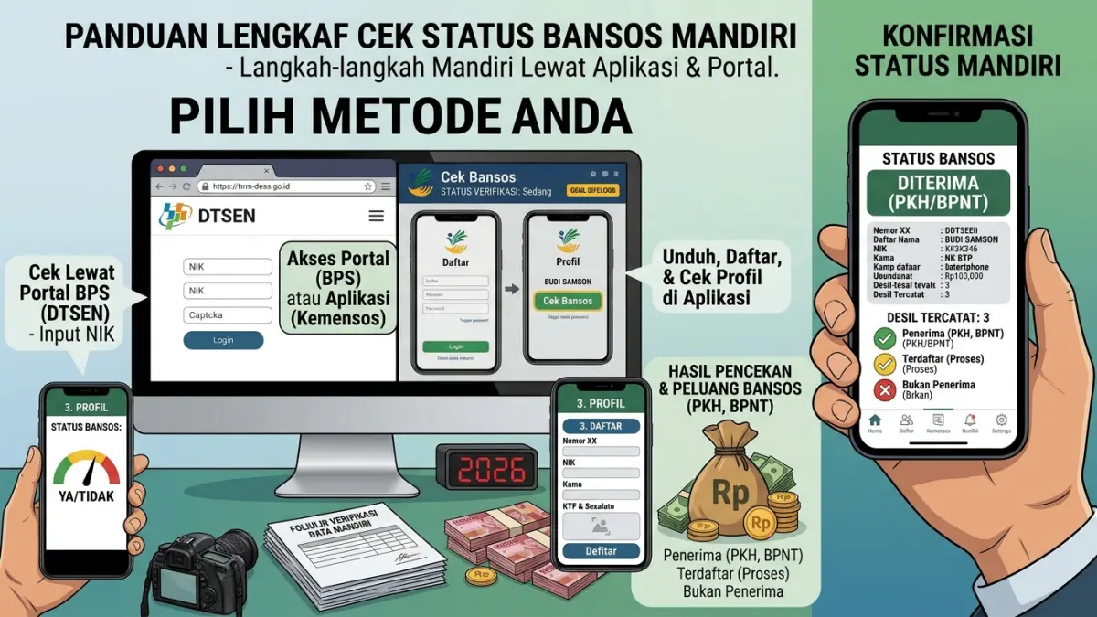 Metode Cek Desil Ekonomi Terbaru: Aplikasi Cek Bansos dan Tautan BPS untuk Masyarakat Blitar