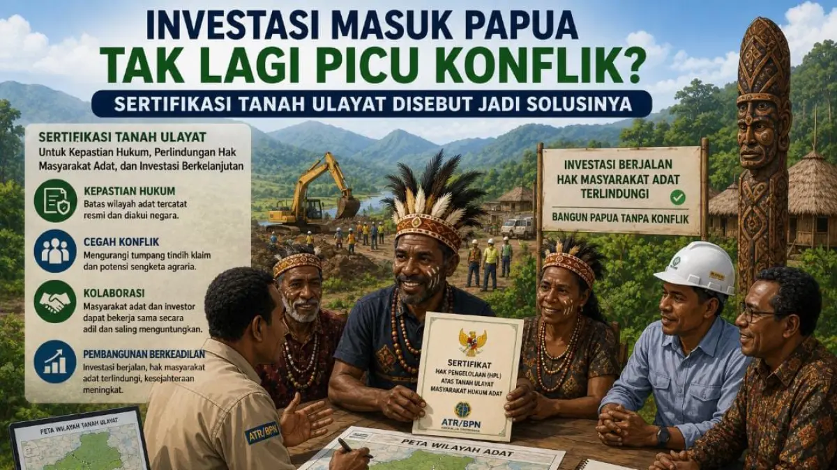 Mewujudkan Kerjasama Harmonisan: Sertifikasi Tanah Ulayat Jadi Solusi Investasi di Papua