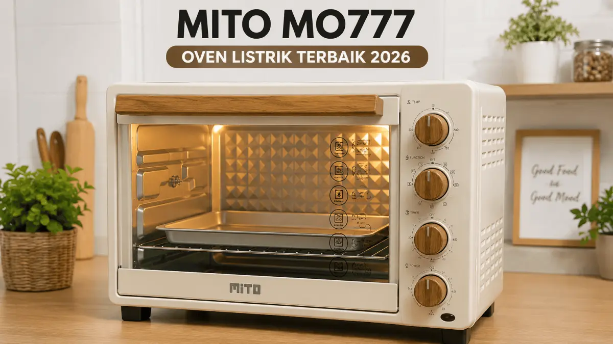 Mito MO777: Oven Listrik Terbaik 2026 untuk Keluarga Blitar dengan Desain Premium dan Fitur Lengkap