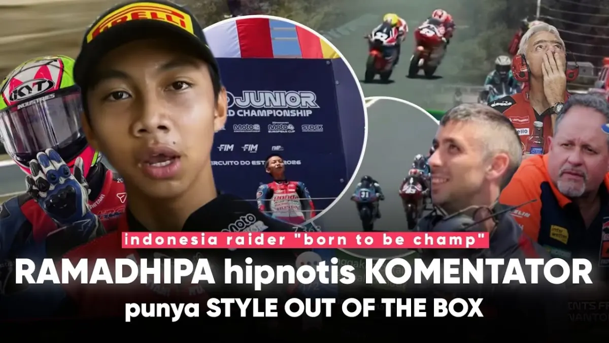Muhammad Kiandra Ramadhipa Menjadi Juara Moto3 Junior Estoril 2026, Calon Bintang dari Blitar