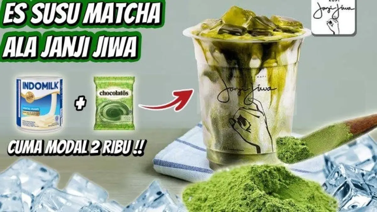 Nikmati Susu Matcha Segar ala Kafe di Rumah dengan Bahan Sederhana