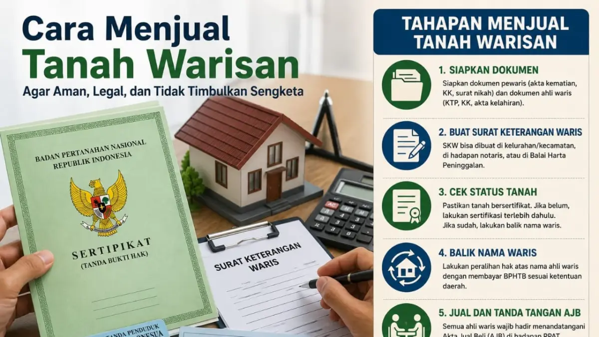 Panduan Lengkap Menjual Tanah Warisan di Blitar: Pastikan Proses Terpercaya dan Minim Sengketa